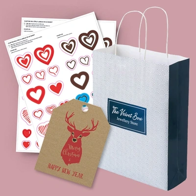  Printed - Stickers - Label - Tags - And - Packaging