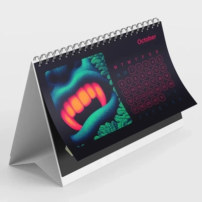  Custom - Printed - Desktop - Calendars