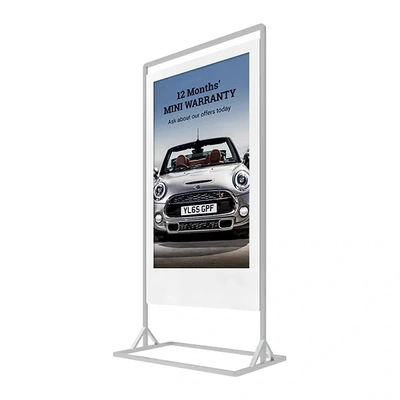  Superslim - Freestanding - Double - Sided - Digital - Posters - White