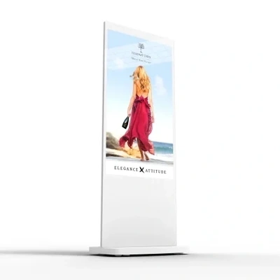  50inch - Freestanding - Digital - Display - Poster - White - Front