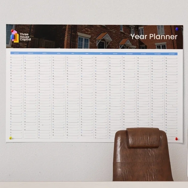  Custom - Printed - Folded - Wall - Planners