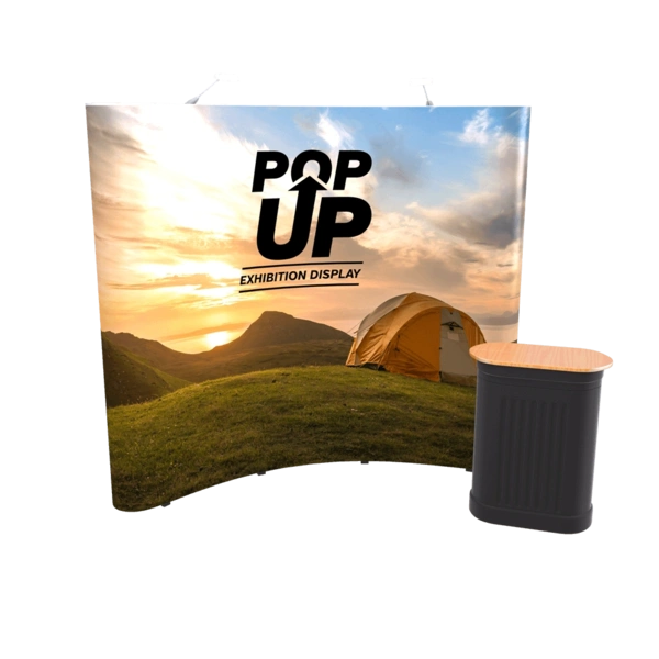 3x3 Curved Pop-Up