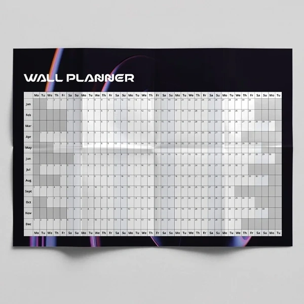  A1 - Custom - Printed - Folded - Wall - Planners