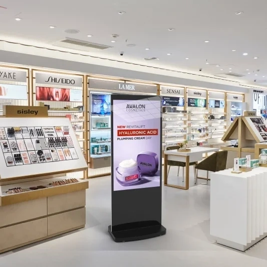  50inch - Freestanding - Digital - Display - Poster - Black - Shopping - Centre - Display