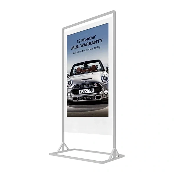  Superslim - Freestanding - Double - Sided - Digital - Posters - White