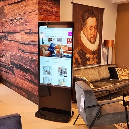  50inch - Freestanding - Digital - Display - Poster - Black - Retail - Display